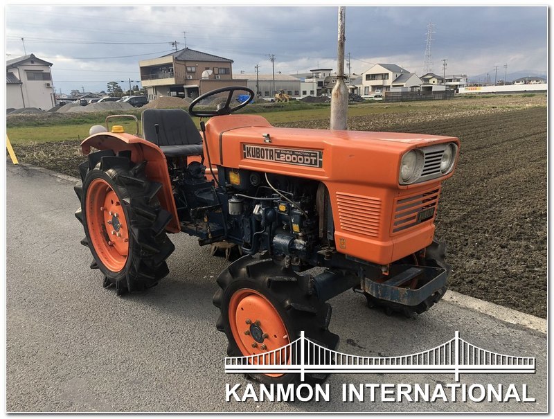 札幌発 クボタ 4WDトラクター L2000DT ロータリー RS1200S クボタ 中古 トラクター+ロータリー – 農キング