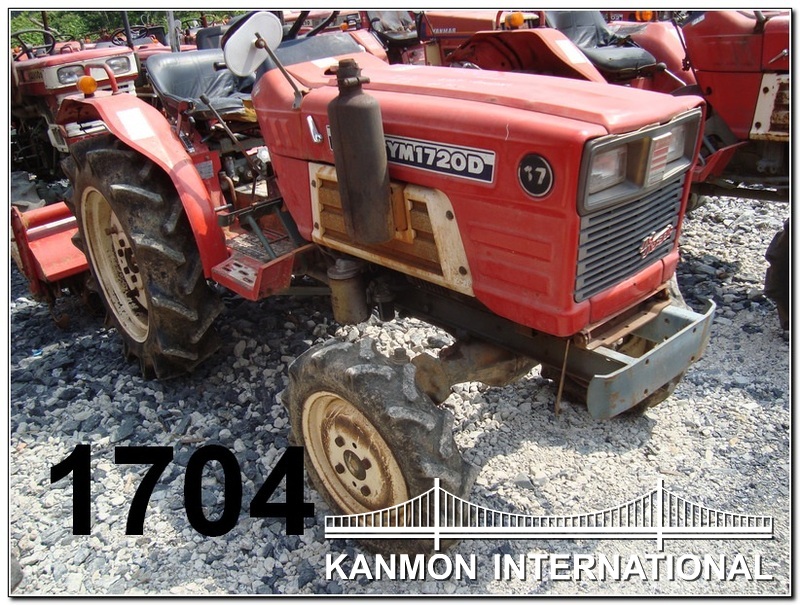 UsedJapaneseTractors.jp : USED TRACTORS YANMAR YM1720D 4WD UsedJapaneseTractors.jp : USED TRACTORS YANMAR YM1720D 4WD